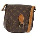 LOUIS VUITTON Monogram Saint Cloud PM Shoulder Bag M51244 LV Auth 149031-1