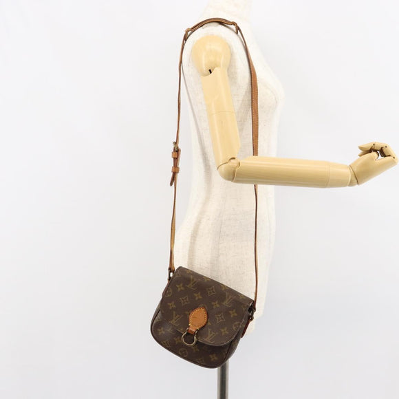 LOUIS VUITTON Monogram Saint Cloud PM Shoulder Bag M51244 LV Auth 149031