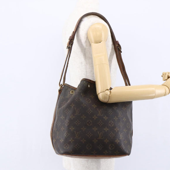 LOUIS VUITTON Monogram Petit Noe Shoulder Bag M42226 LV Auth 149034