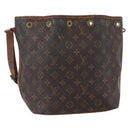 LOUIS VUITTON Monogram Petit Noe Shoulder Bag M42226 LV Auth 149034-1