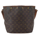 LOUIS VUITTON Monogram Petit Noe Shoulder Bag M42226 LV Auth 149034-2
