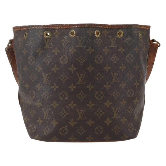 LOUIS VUITTON Monogram Petit Noe Shoulder Bag M42226 LV Auth 149034