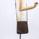 LOUIS VUITTON Damier Ebene Musette Salsa Long Shoulder Bag N51300 Auth 149039-21