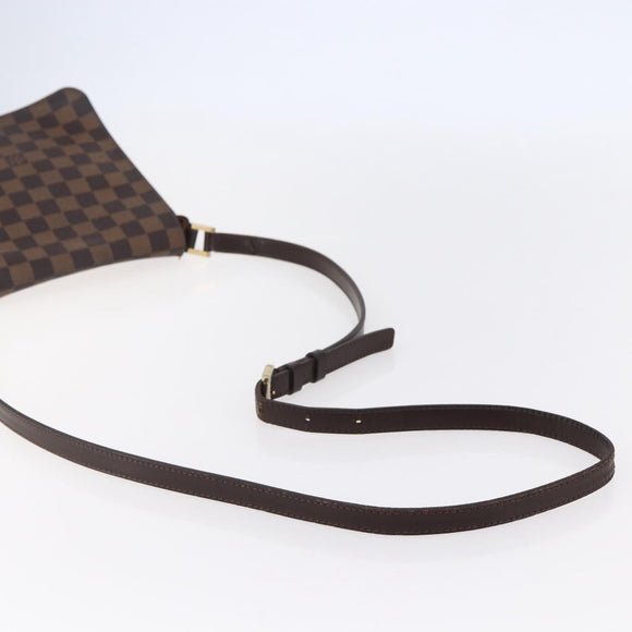 LOUIS VUITTON Damier Ebene Musette Salsa Long Shoulder Bag N51300 Auth 149039