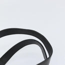 CELINE Hand Bag Leather Black Gold Auth 149040-8