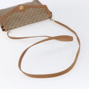 CELINE Macadam Canvas Shoulder Bag PVC Beige Gold Auth 149041-7