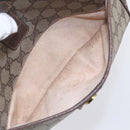 GUCCI GG Supreme Web Sherry Line Shoulder Bag PVC Beige Auth 149043-22