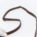 GUCCI GG Supreme Web Sherry Line Shoulder Bag PVC Beige Auth 149043-8