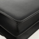 Salvatore Ferragamo Gancini Joan Shoulder Bag Leather Black Gold Auth 149044V-14