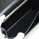 Salvatore Ferragamo Gancini Joan Shoulder Bag Leather Black Gold Auth 149044V-20