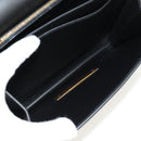 Salvatore Ferragamo Gancini Joan Shoulder Bag Leather Black Gold Auth 149044V-23