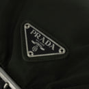 PRADA Backpack Nylon Khaki Silver Auth 149045-18