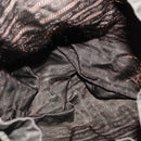 PRADA Backpack Nylon Khaki Silver Auth 149045-10