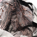 PRADA Backpack Nylon Khaki Silver Auth 149045-20