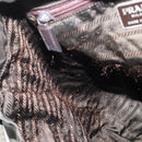 PRADA Backpack Nylon Khaki Silver Auth 149045-21