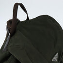 PRADA Backpack Nylon Khaki Silver Auth 149045-6