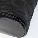 CHANEL Chain Shoulder Bag Lamb Skin Black Gold CC Auth 149046-17