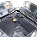 CHANEL Chain Shoulder Bag Lamb Skin Black Gold CC Auth 149046-21