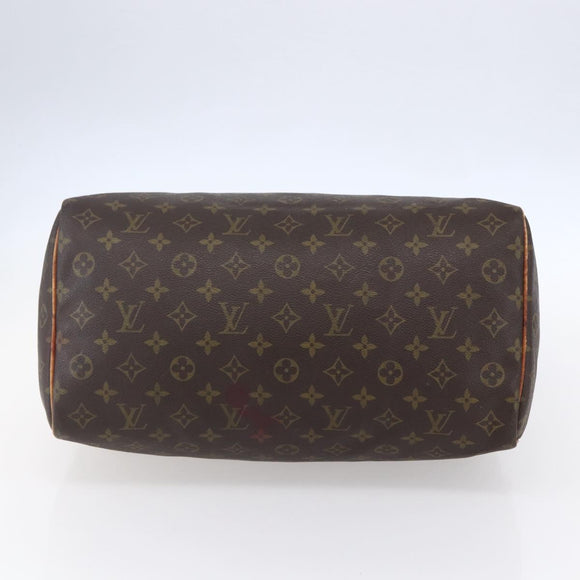 LOUIS VUITTON Monogram Speedy 35 Hand Bag M41524 LV Auth 149054