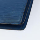 LOUIS VUITTON Epi Capuchin Shoulder Bag Blue M52345 LV Auth 149056-16