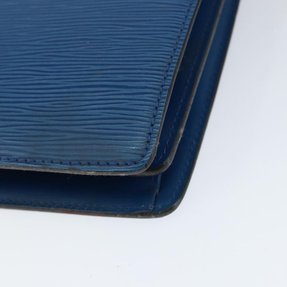 LOUIS VUITTON Epi Capuchin Shoulder Bag Blue M52345 LV Auth 149056