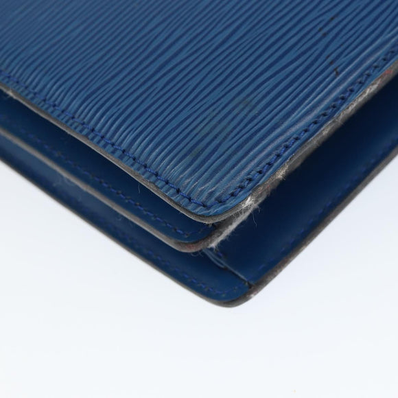 LOUIS VUITTON Epi Capuchin Shoulder Bag Blue M52345 LV Auth 149056