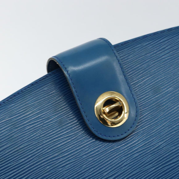 LOUIS VUITTON Epi Capuchin Shoulder Bag Blue M52345 LV Auth 149056