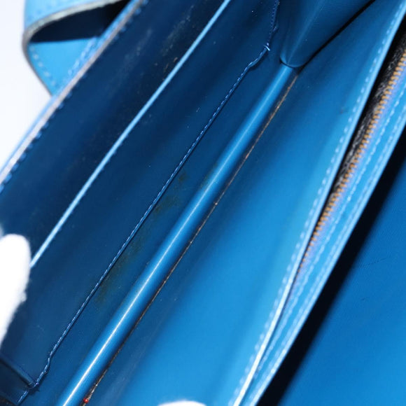 LOUIS VUITTON Epi Capuchin Shoulder Bag Blue M52345 LV Auth 149056