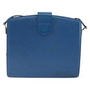 LOUIS VUITTON Epi Capuchin Shoulder Bag Blue M52345 LV Auth 149056-2