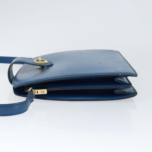 LOUIS VUITTON Epi Capuchin Shoulder Bag Blue M52345 LV Auth 149056