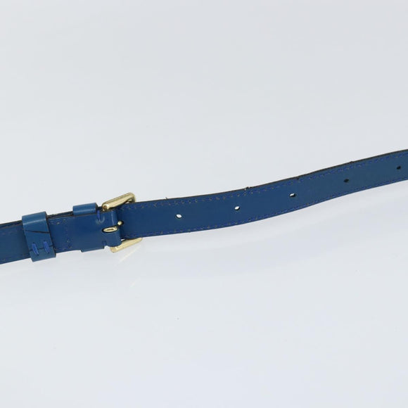 LOUIS VUITTON Epi Capuchin Shoulder Bag Blue M52345 LV Auth 149056