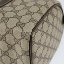 GUCCI GG Supreme Web Sherry Line Bag PVC Beige Gold 24 012 3842 Auth 149058-16