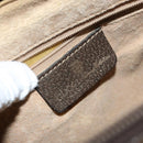 GUCCI GG Supreme Web Sherry Line Bag PVC Beige Gold 24 012 3842 Auth 149058-19