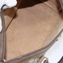 GUCCI GG Supreme Web Sherry Line Bag PVC Beige Gold 24 012 3842 Auth 149058-10