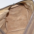 GUCCI GG Supreme Web Sherry Line Bag PVC Beige Gold 24 012 3842 Auth 149058-20