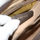 GUCCI GG Supreme Web Sherry Line Bag PVC Beige Gold 24 012 3842 Auth 149058-12