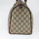 GUCCI GG Supreme Web Sherry Line Bag PVC Beige Gold 24 012 3842 Auth 149058-4