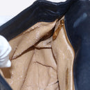 BOTTEGA VENETA INTRECCIATO Hand Bag Leather 2way Navy Gold Auth 149061-19