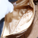 BOTTEGA VENETA INTRECCIATO Hand Bag Leather 2way Navy Gold Auth 149061-20