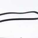 FENDI Mamma Baguette Shoulder Bag Nylon Black Silver Auth 149063-8