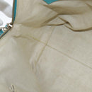 GUCCI Hand Bag Leather 2way Turquoise Blue Gold 309614 Auth 149064-20