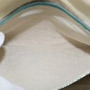 GUCCI Hand Bag Leather 2way Turquoise Blue Gold 309614 Auth 149064-21