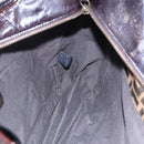 FENDI Zucca Canvas Tote Bag Black Brown Auth 149065-22