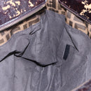 FENDI Zucca Canvas Tote Bag Black Brown Auth 149065-23