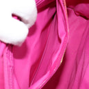 FENDI Hand Bag Nylon 2way Pink Gold Auth 149066-22