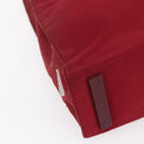PRADA Tote Bag Nylon Red Silver Auth 149067-14