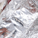 CHANEL Choco Bar Chain Shoulder Bag No5 Canvas Ivory Silver CC Auth 149068-10