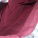 CHANEL Choco Bar Chain Shoulder Bag No5 Canvas Ivory Silver CC Auth 149068-11