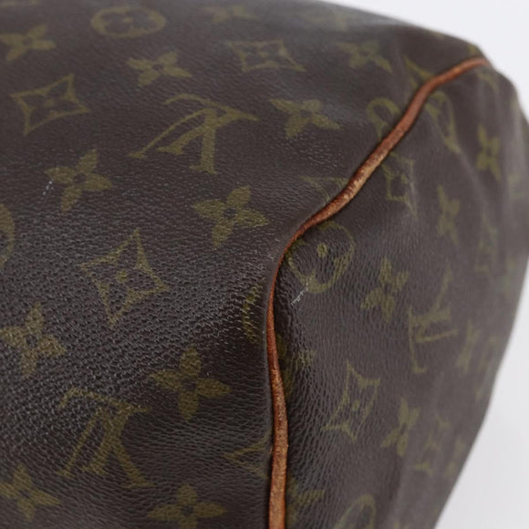 LOUIS VUITTON Monogram Speedy 30 Hand Bag M41526 LV Auth 149076