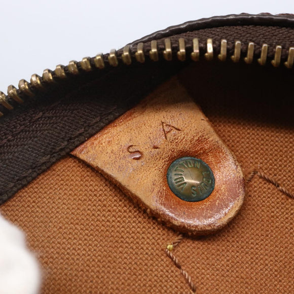 LOUIS VUITTON Monogram Speedy 30 Hand Bag M41526 LV Auth 149076